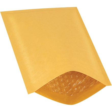 6 x 10" Kraft #0 Heat-Seal Bubble Mailers