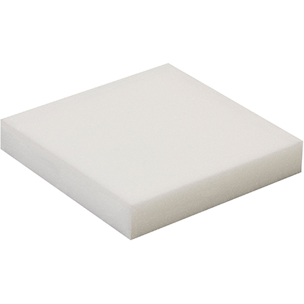 1 x 6 x 6" White Cloud Foam Sheets