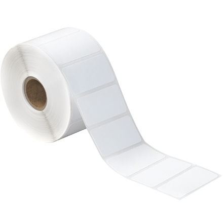 1 <span class='fraction'>1/2</span> x 1" White Desktop Thermal Transfer Labels