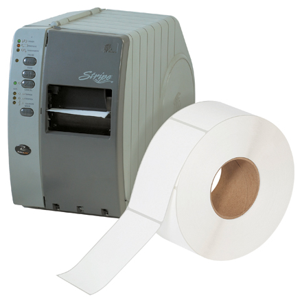 3 x 5" White Removable Thermal Transfer Labels